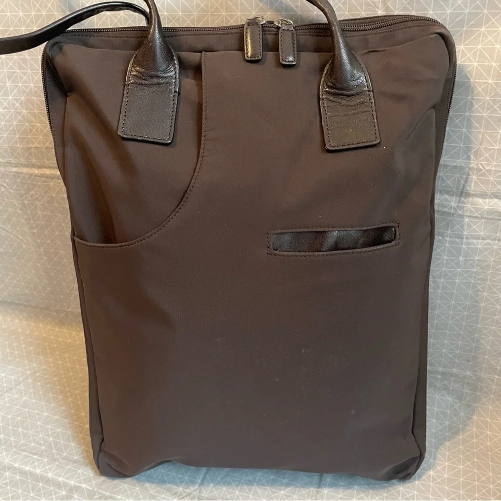 HOBO International Nylon & Leather‎ Brown Laptop Bag